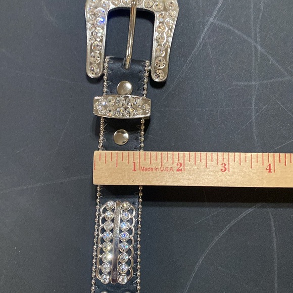 Black Rhinestone Belt - Picture 9 of 9
